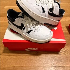 Nike Kids White and Black Sneakers